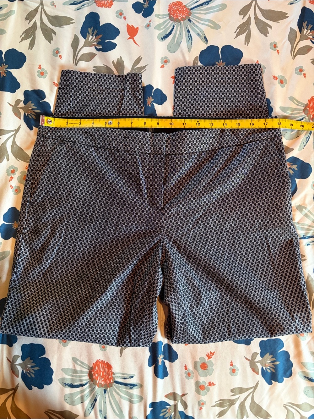 Dalia size 12 Patterned Ankle Pants w/Pockets - Picture 5 of 11
